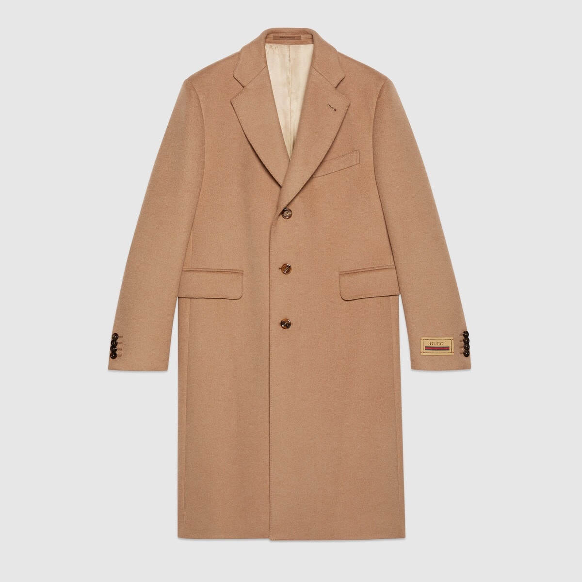 Camel coat with label - 1