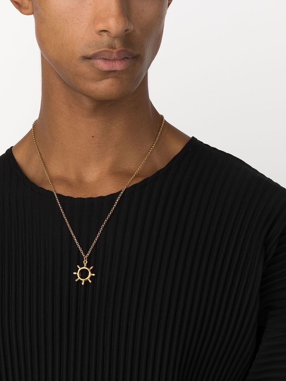 Nocturnal Helm gold-plated necklace - 2