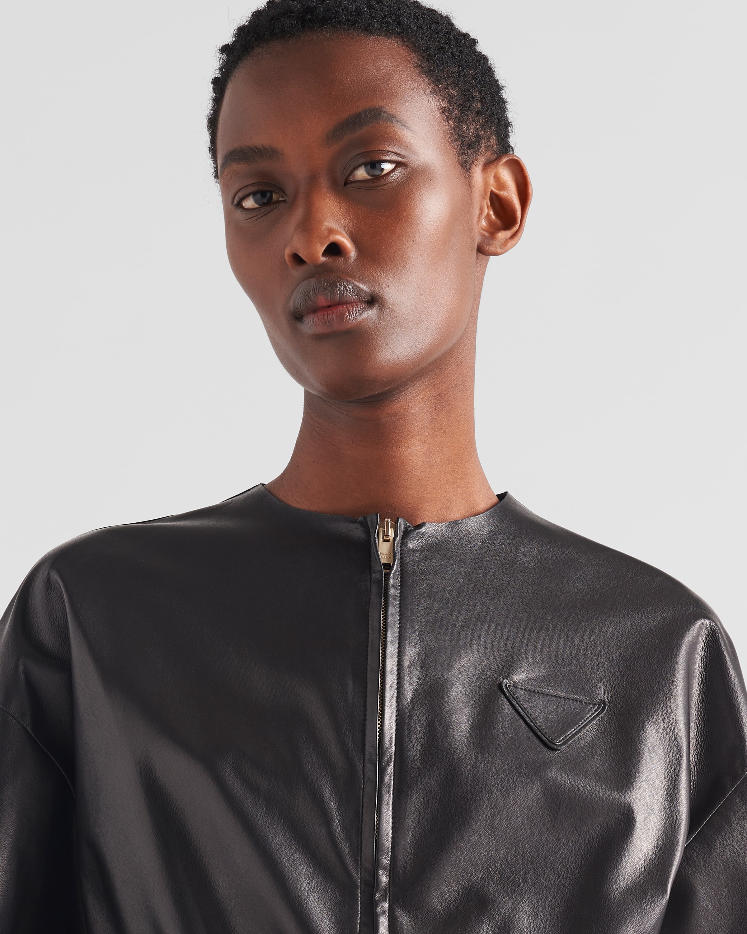 Nappa leather bomber jacket - 4