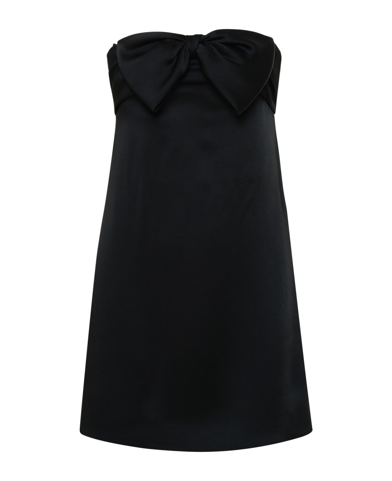 Black Acetate Dress - 1