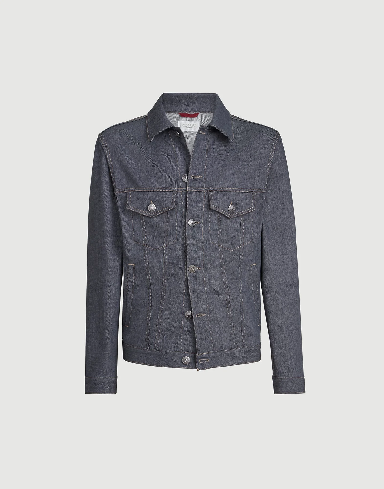 Comfort grayscale denim four-pocket jacket - 1