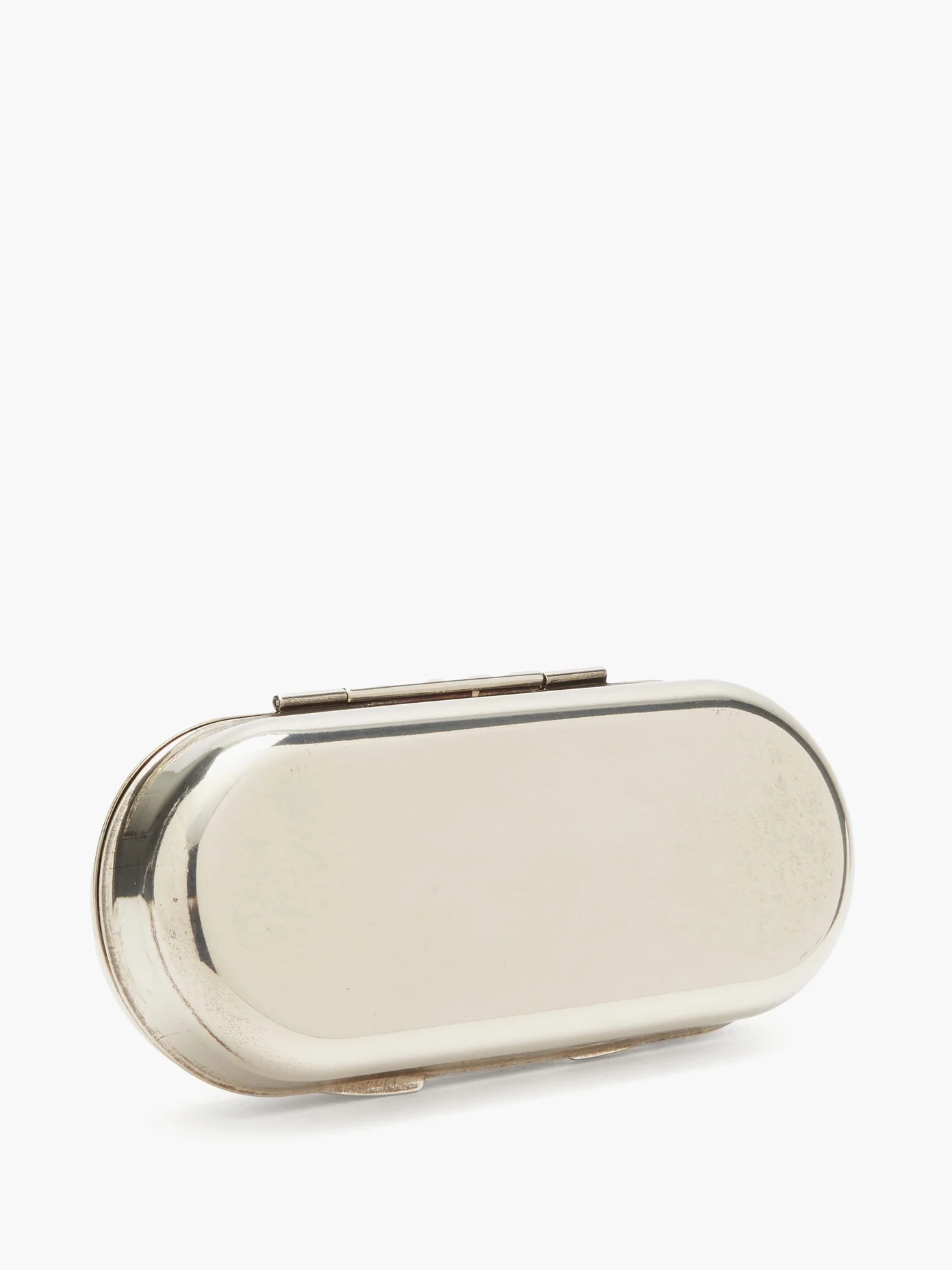 Logo-engraved metal sunglasses case - 3