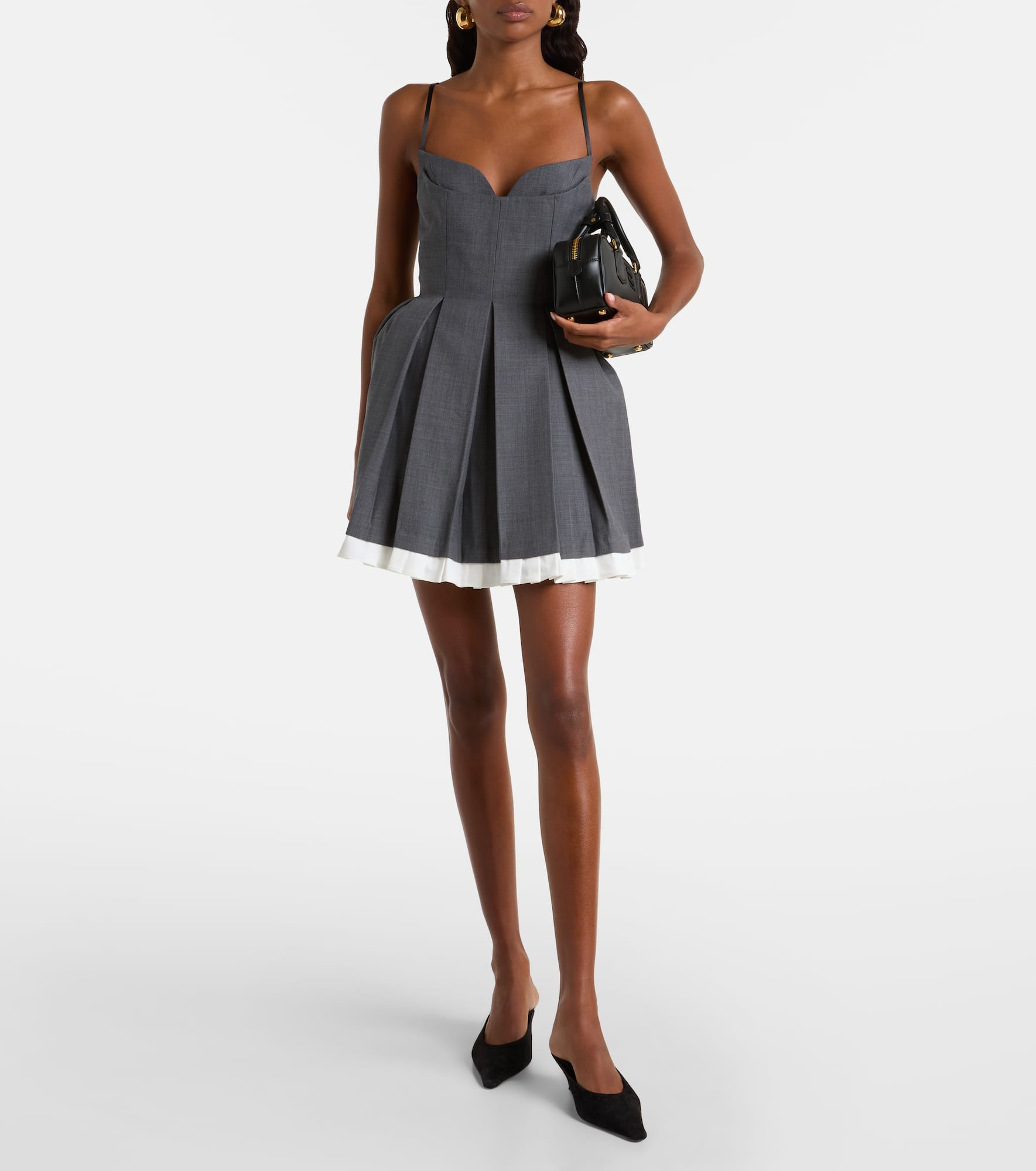 Pleated minidress - 2