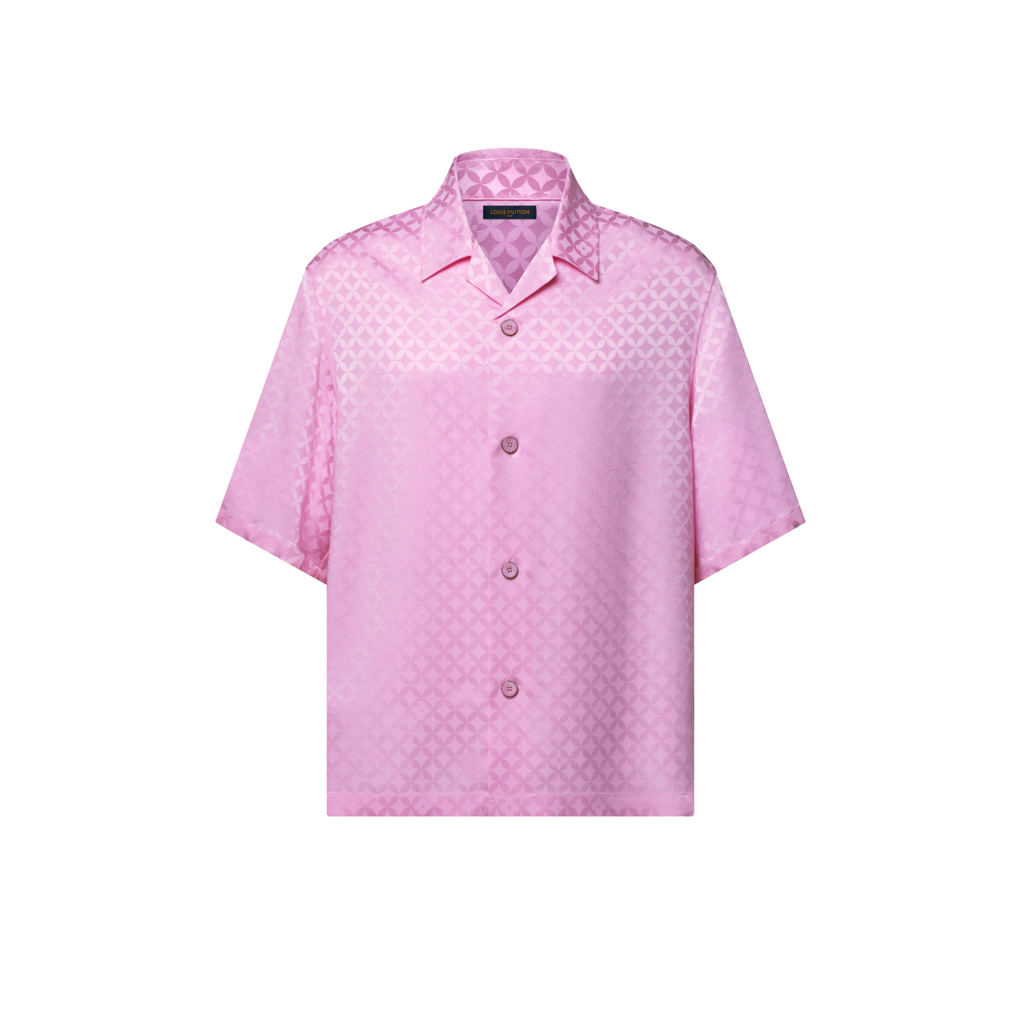 Graphic Jacquard Short-Sleeved Shirt - 1