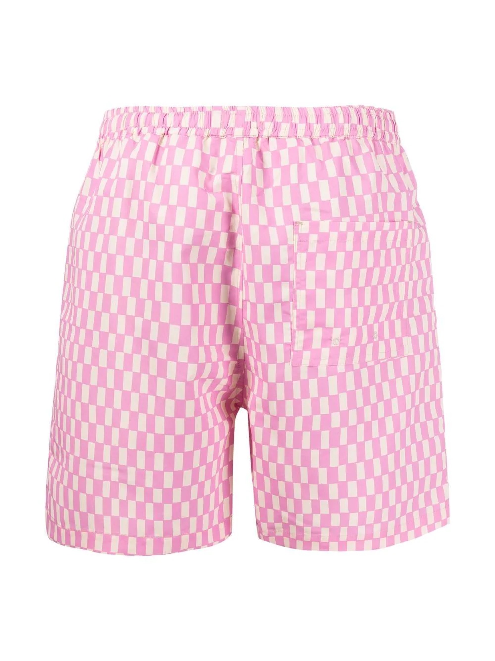 checkerboard-print swim shorts - 2