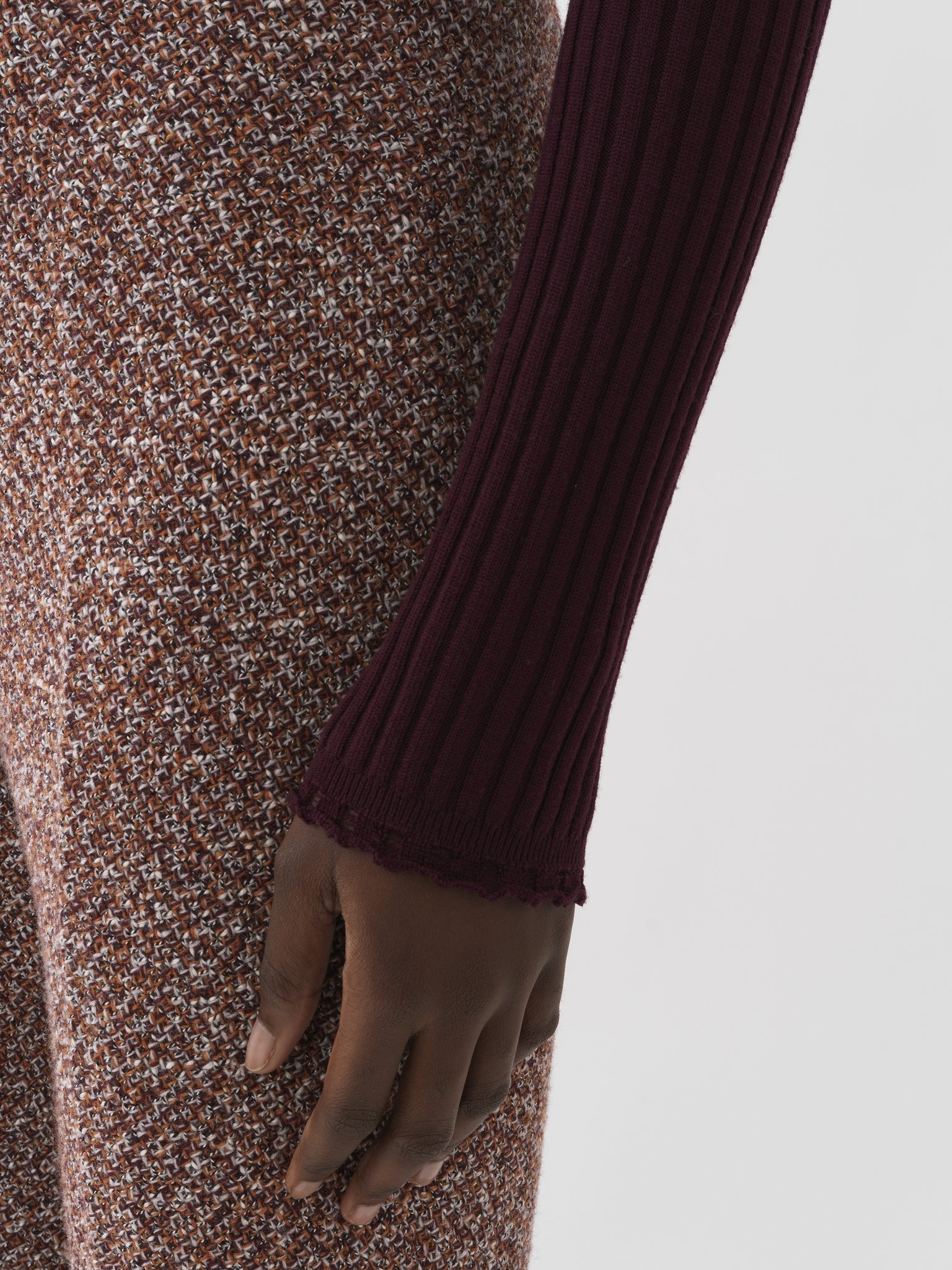 FITTED HIGH-NECK SWEATER - 5