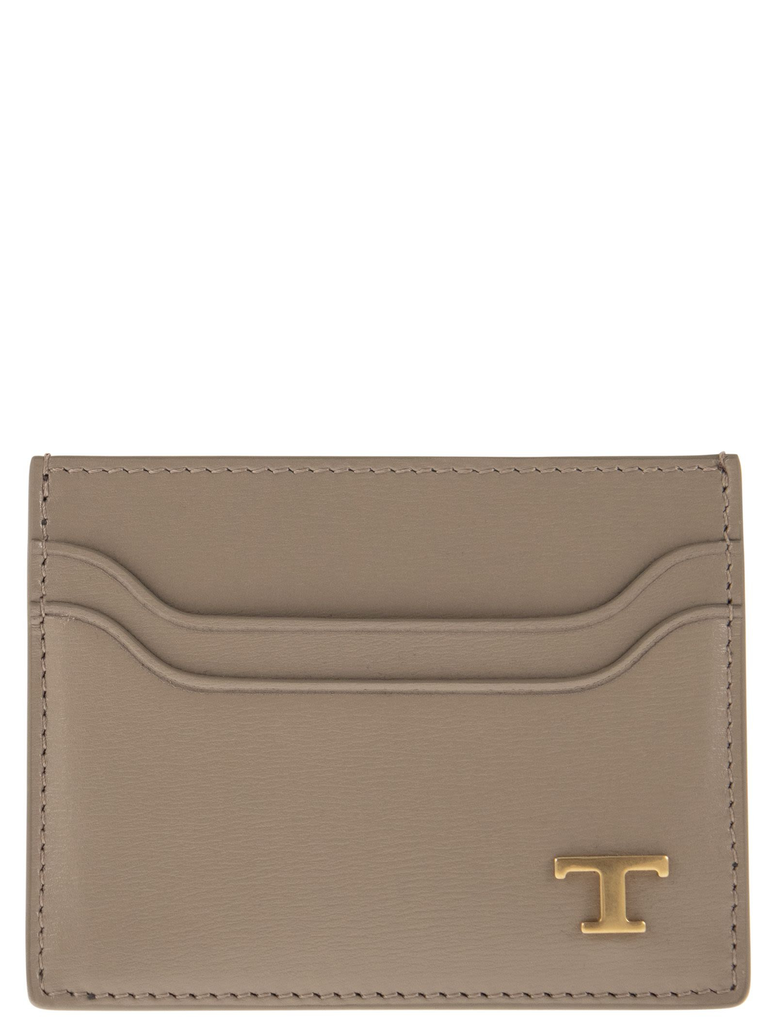 Tod's Men Leather Card Holder With Logo - 1