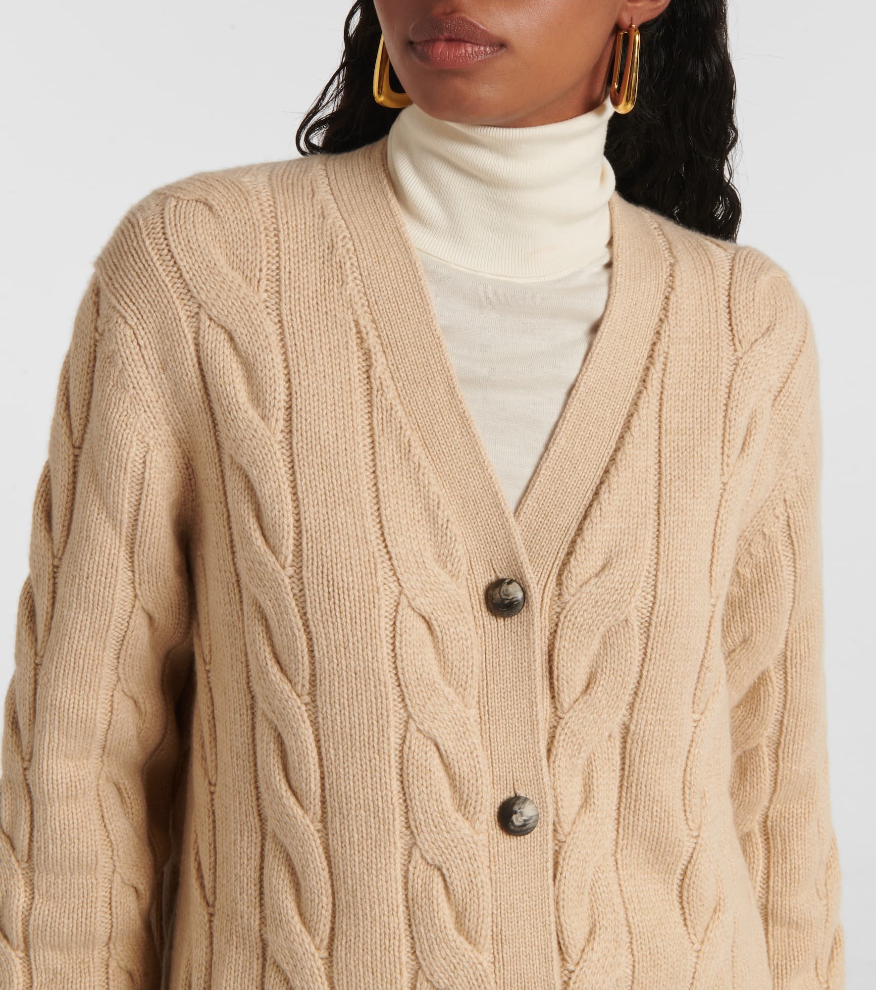 Napier cashmere cardigan - 4