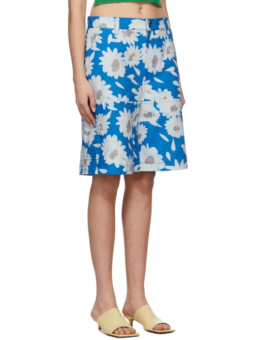 Blue 'Le Short Giardino' Shorts - 2