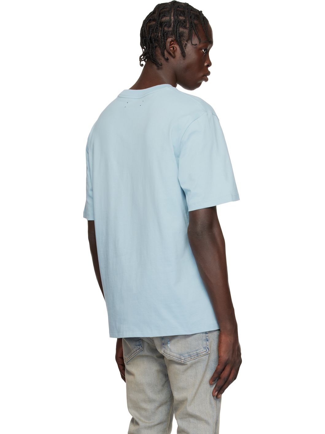 Blue Three Star T-shirt - 3