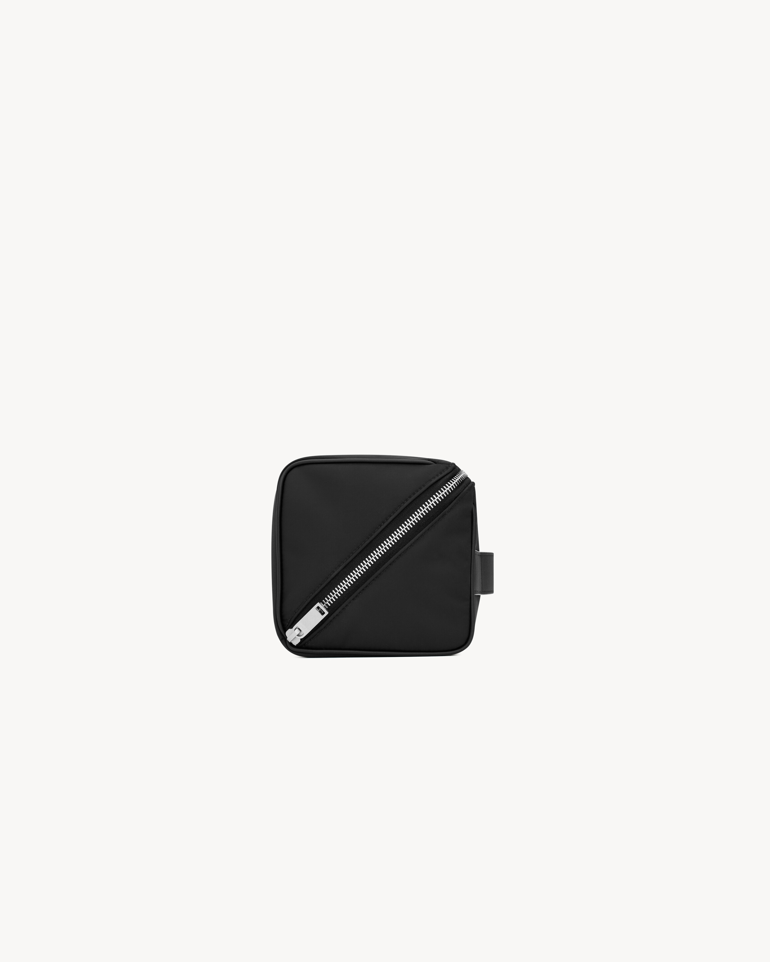 SAINT LAURENT PARIS CUBE TROUSSE IN ECONYL® REGENERATED NYLON - 3