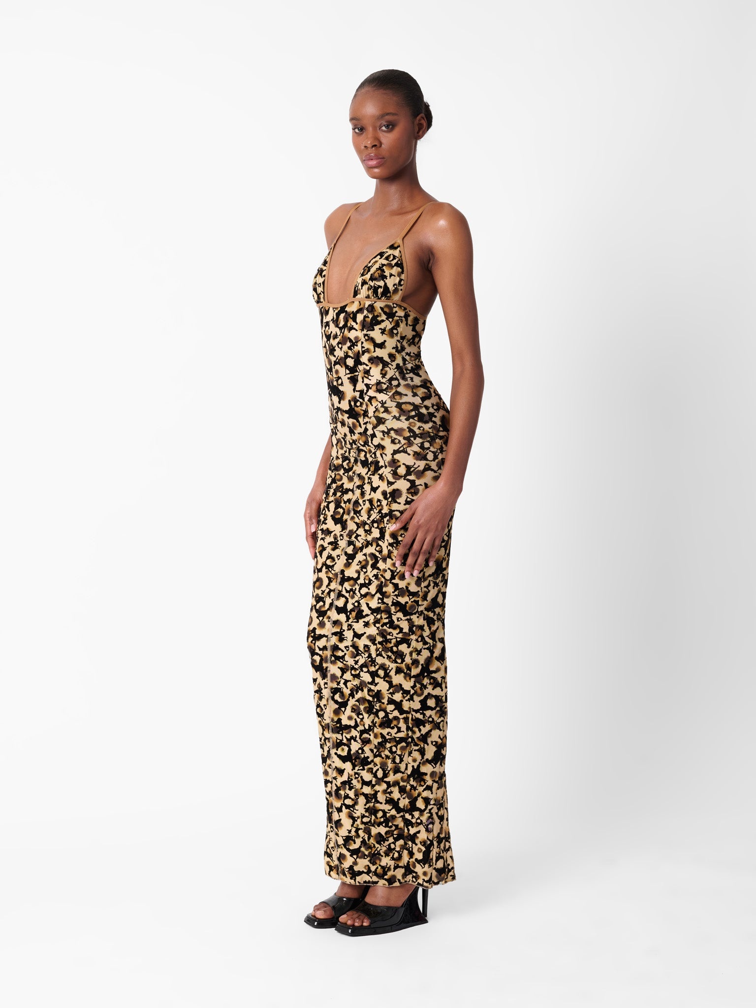 HUN DRESS BEIGE LEOPARD PRINT - 7