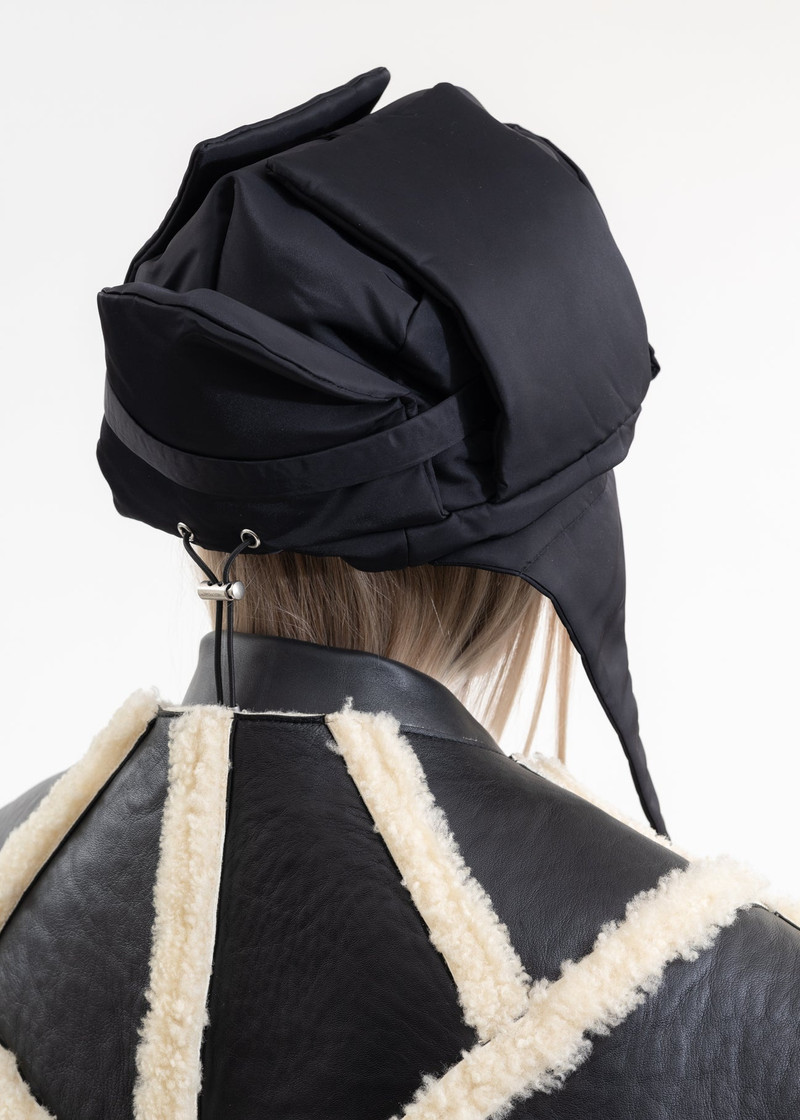 BLACK SURREPTITIOUS TRAPPER HAT 7