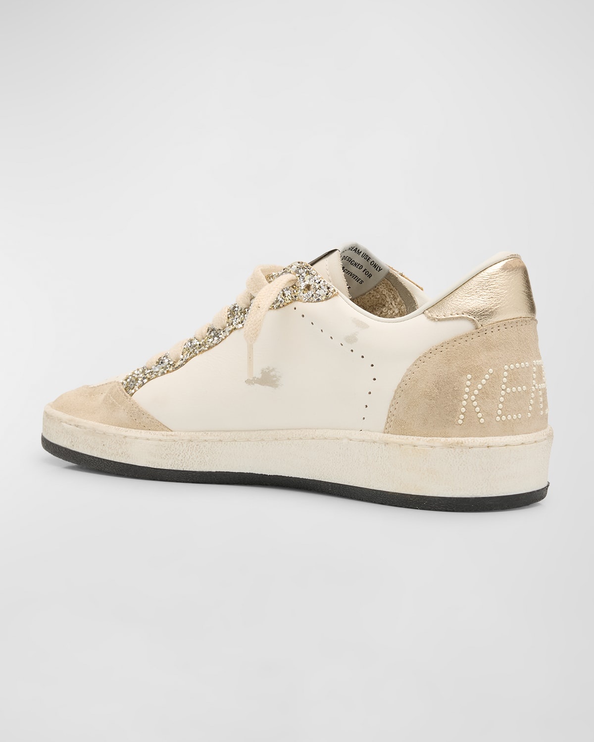 Ballstar Pearly Glitter Low-Top Sneakers - 4