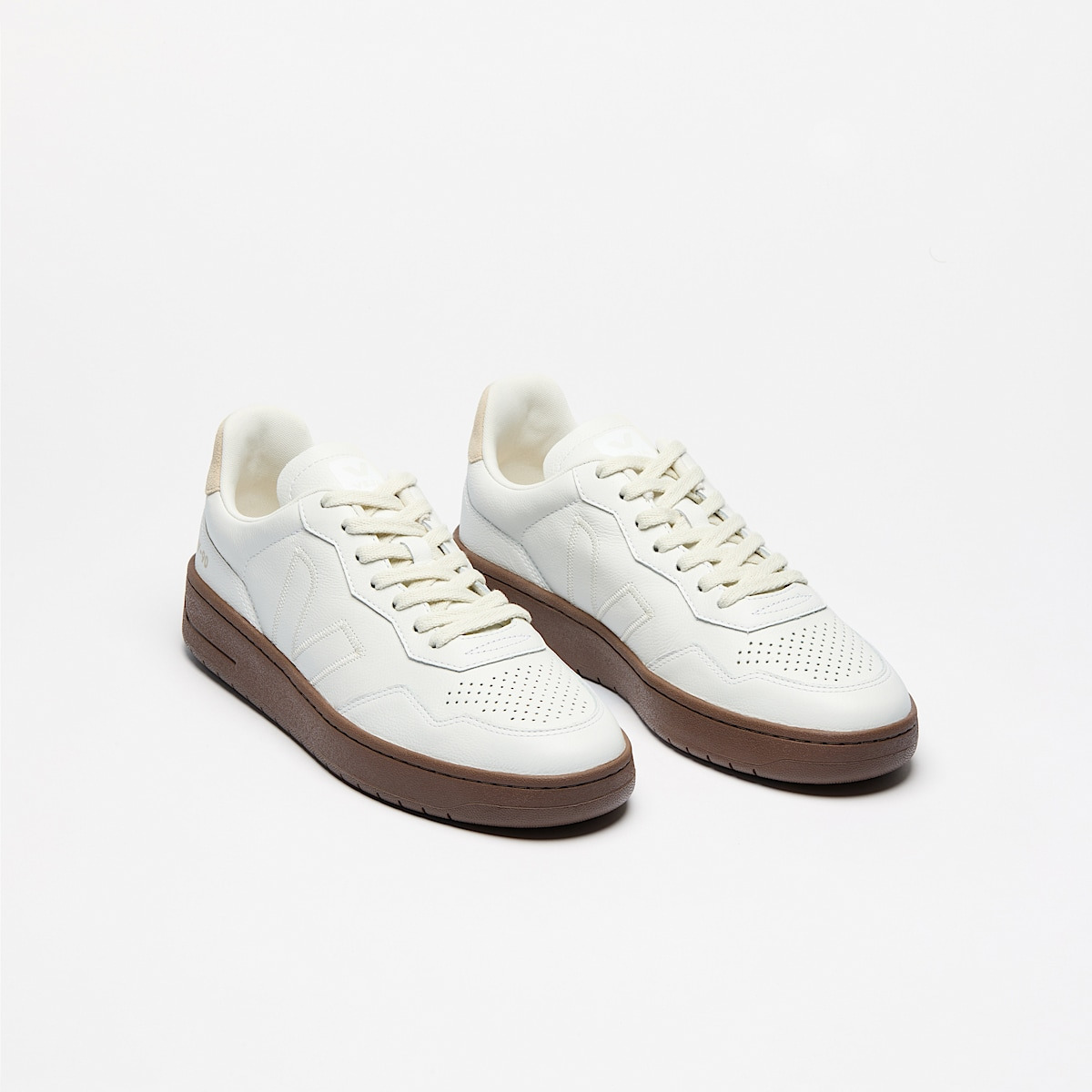 V-90 LEATHER WHITE PIERRE ALMOND - 2
