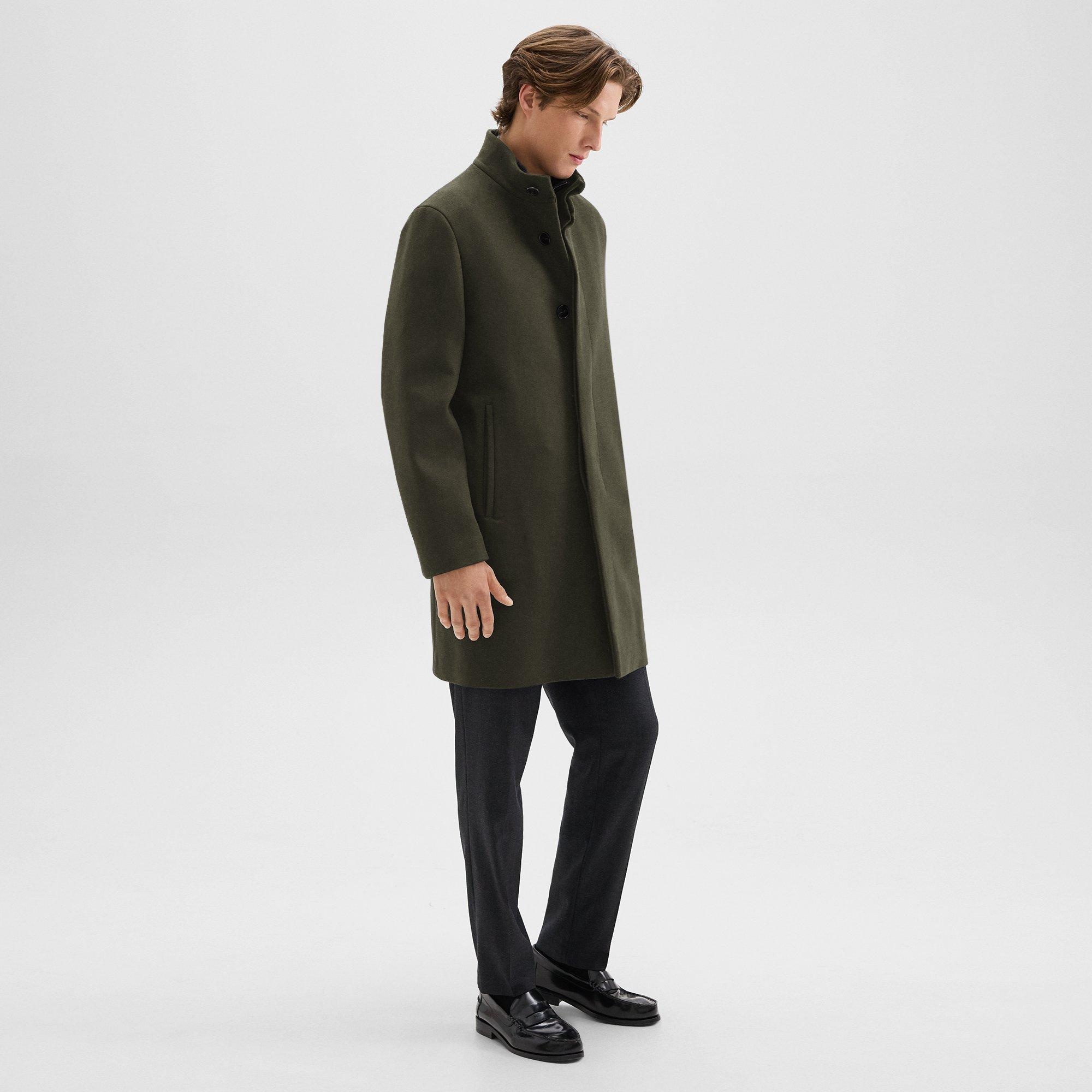 Belvin Coat in Recycled Wool-Blend Melton - 2