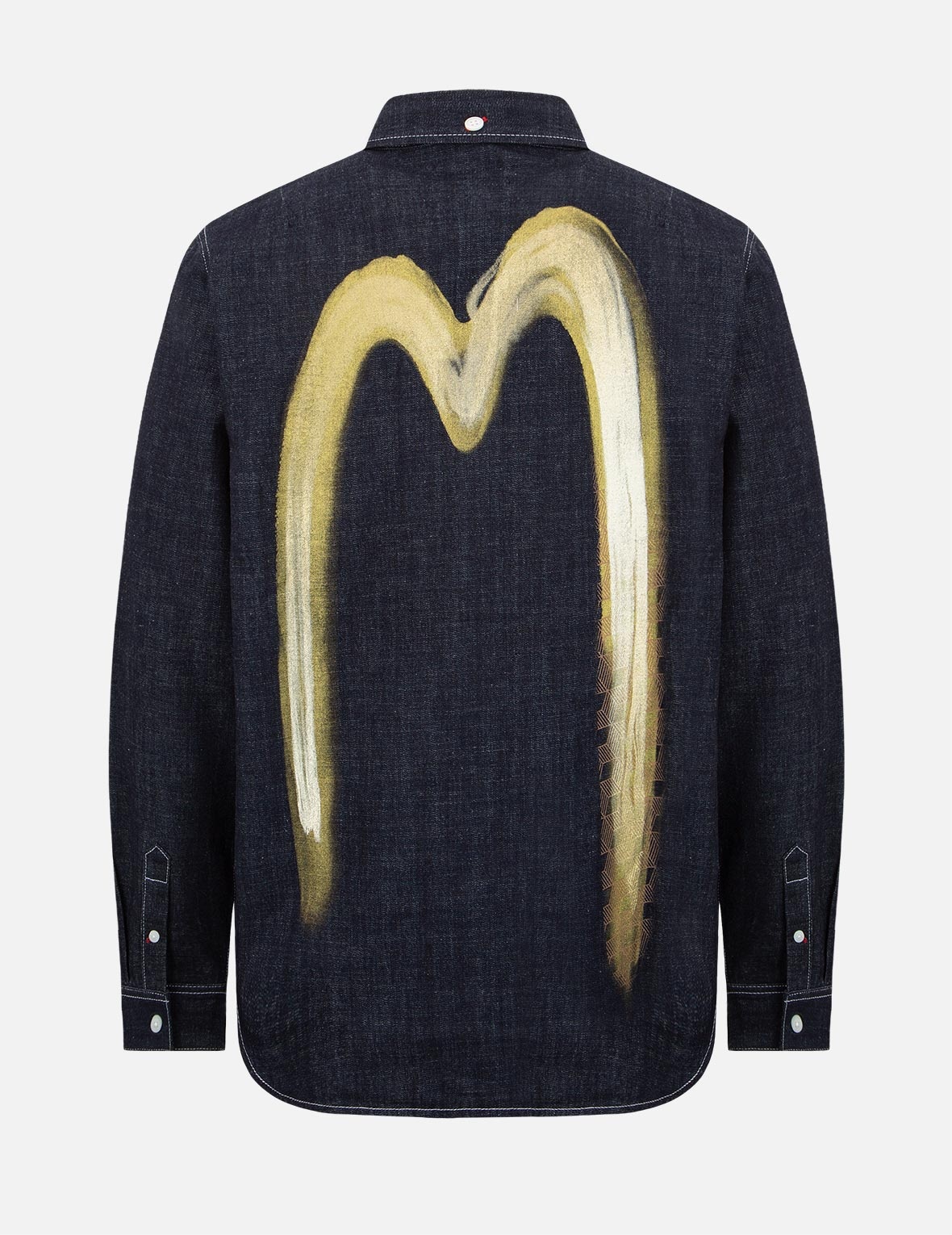 2-LAYER HAND-BRUSH DAICOCK DENIM SHIRT - 2