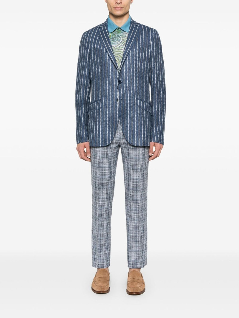 Etro paisley-print polo shirt outlook