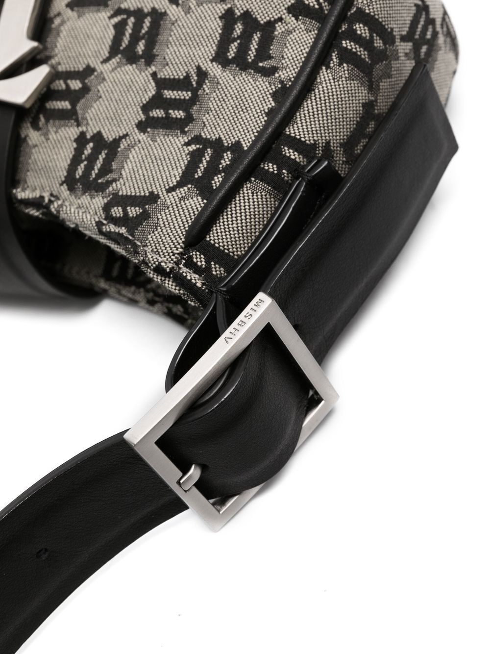 logo-pattern print shoulder bag - 4