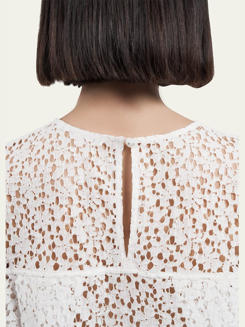 MARIA McMANUS Lace Short Sleeve T-Shirt outlook