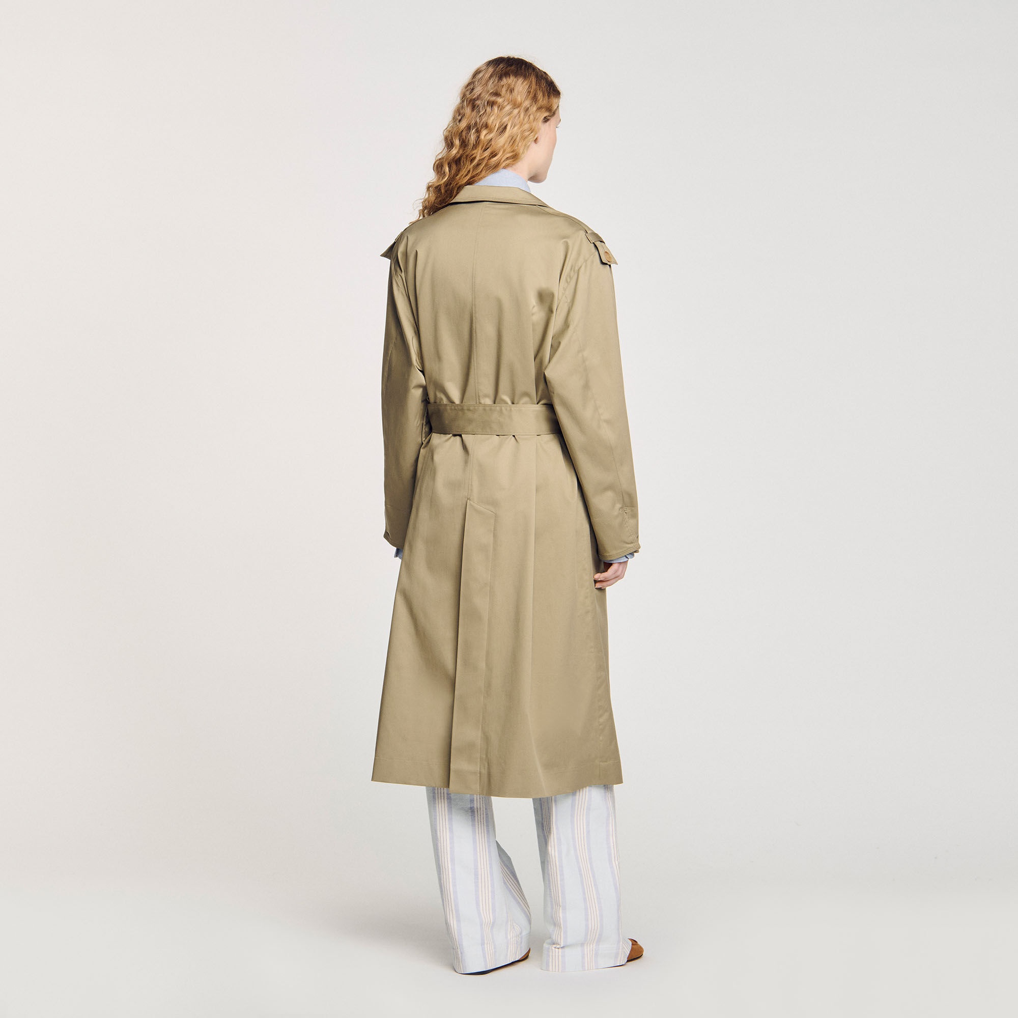 BELTED TRENCH COAT - 5