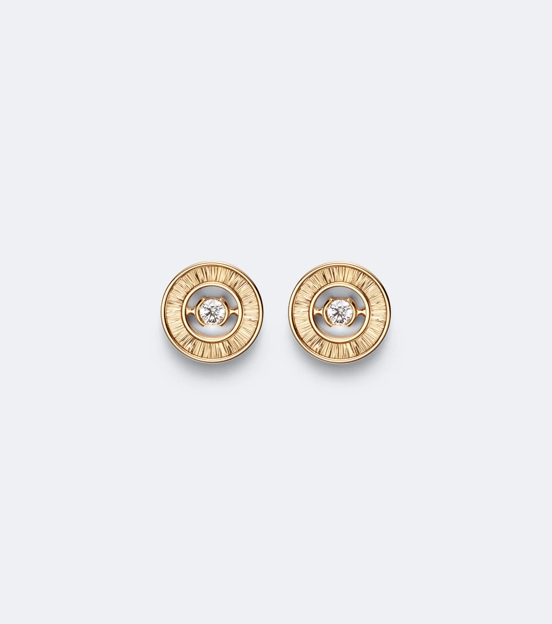 Possession Décor Palace 18kt rose gold earrings with diamonds - 1