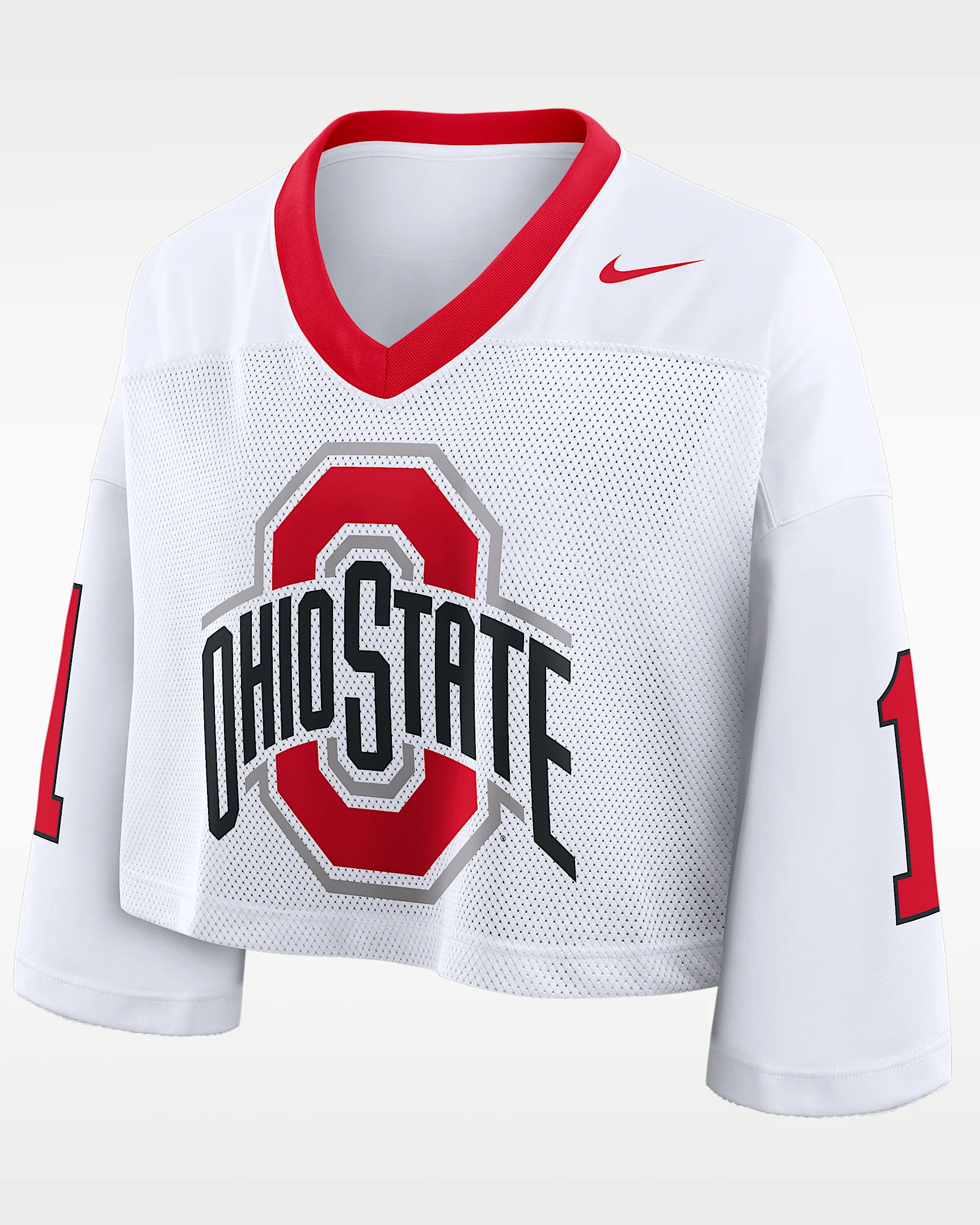 Ohio State Logo Women's Nike Dri-FIT College Cropped Jersey - 1
