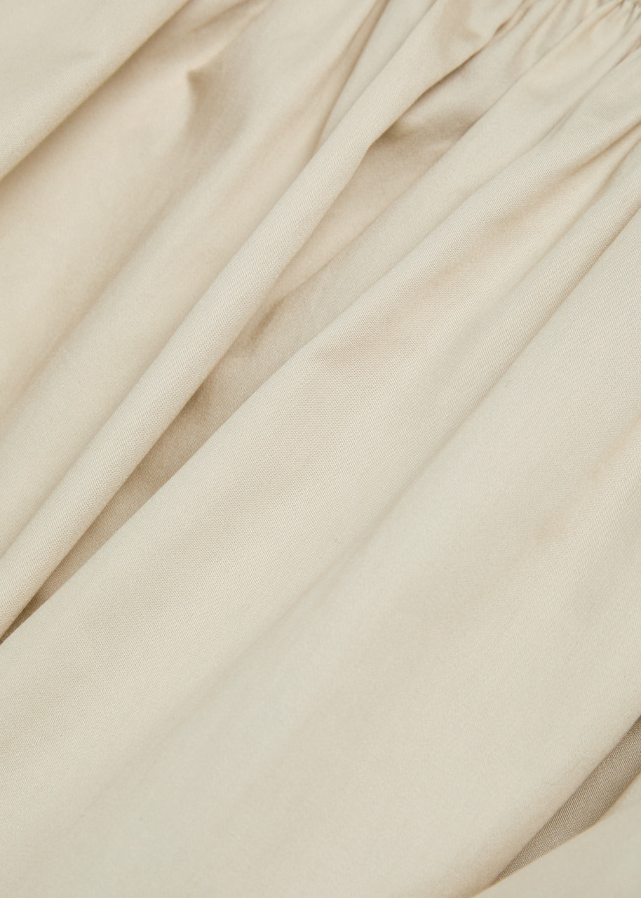 Joseph Leonie Gathered Cotton-sateen Midi Skirt - 5