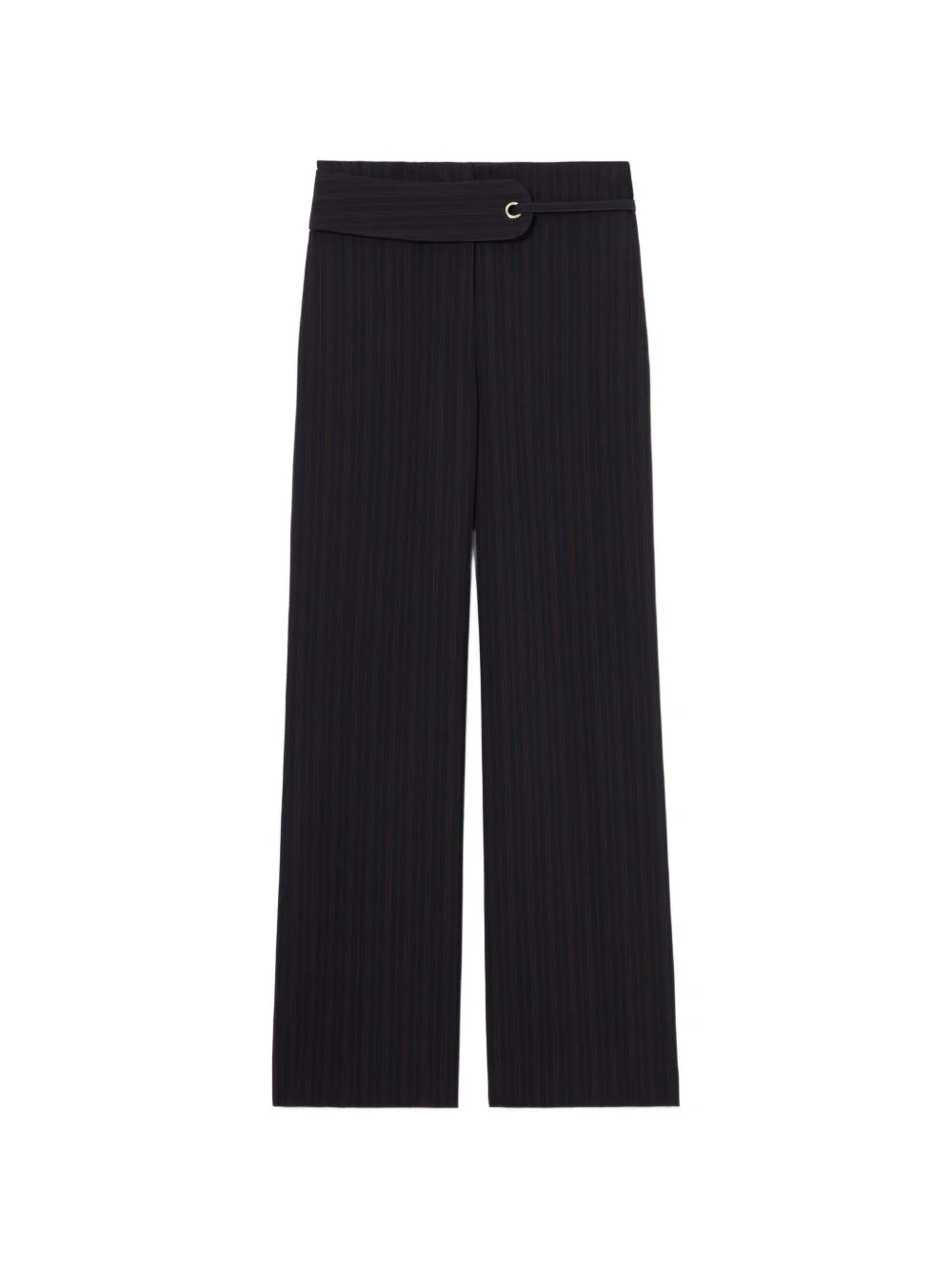 straight striped trousers - 1