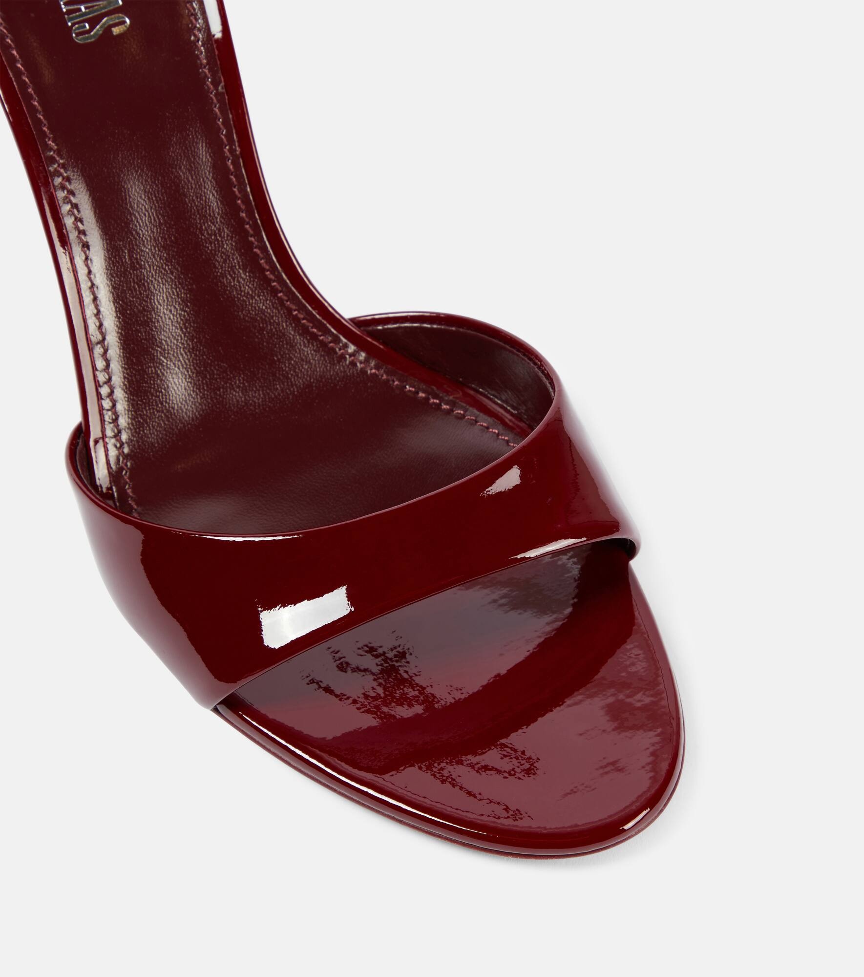 Lidia 70 patent leather mules - 5