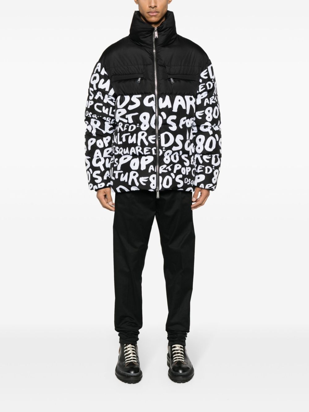 D2 Pop 80's two-tone padded jacket - 2
