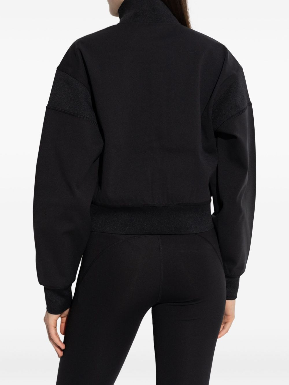 logo-detail zip-up jacket - 4