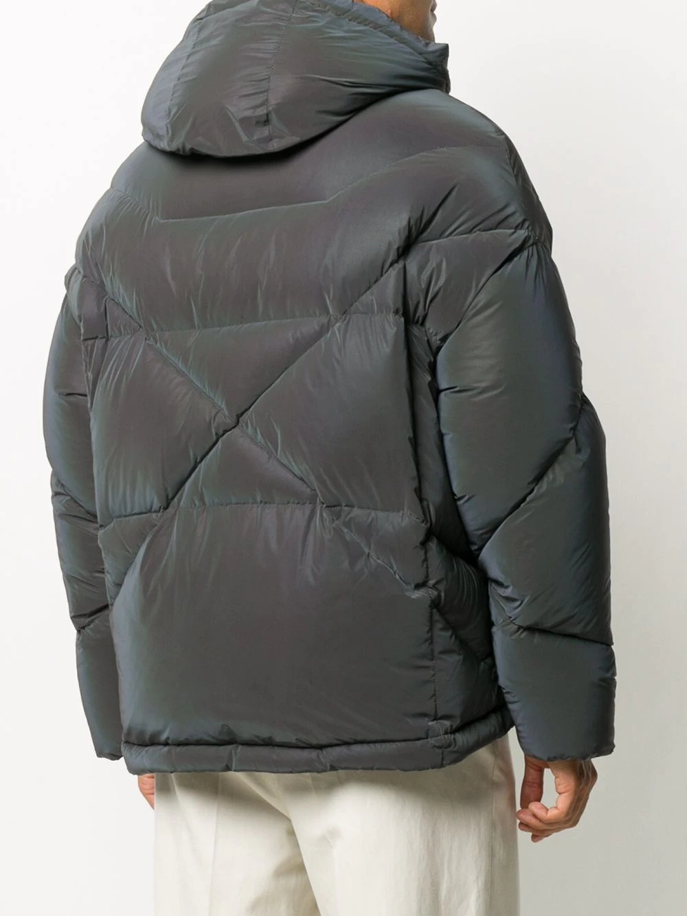 hooded down puffer jacket - 4