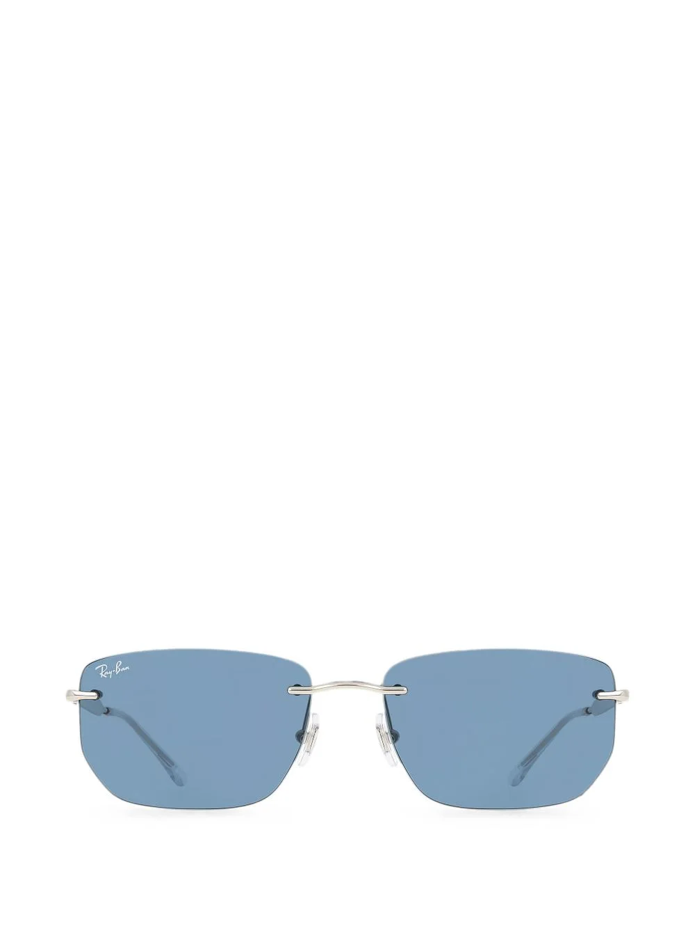 rimless rectangle-frame sunglasses - 1