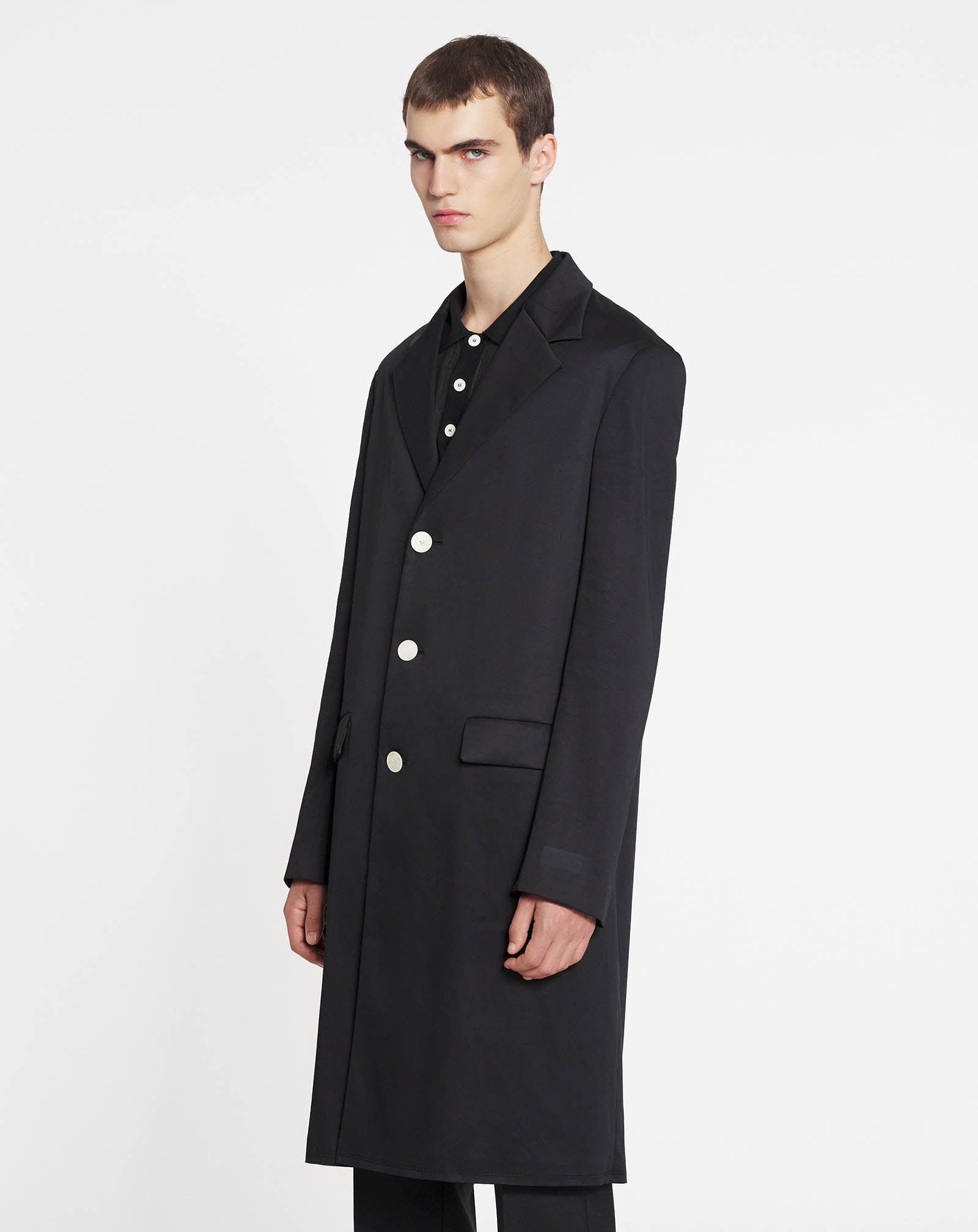 LONG TAILORED COAT - 3