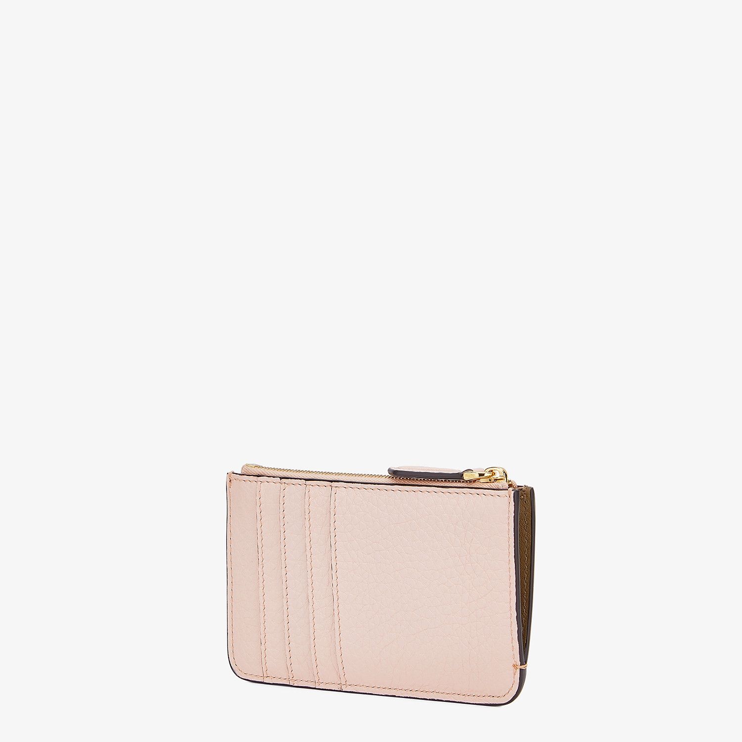 Pink leather pouch - 2