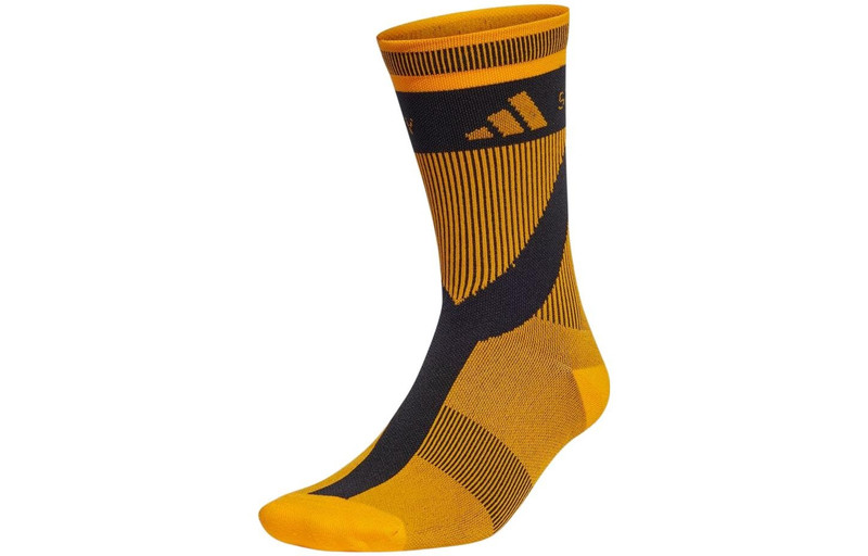 adidas (WMNS) adidas by Stella McCartney Crew Socks 'Orange' HY4058 outlook