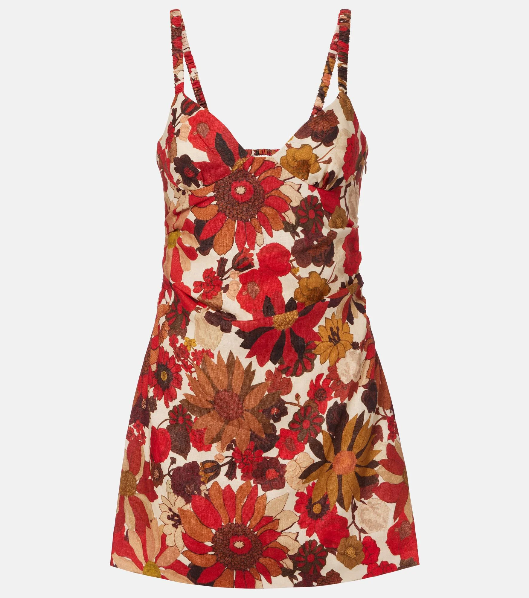 Primrose floral linen minidress - 1