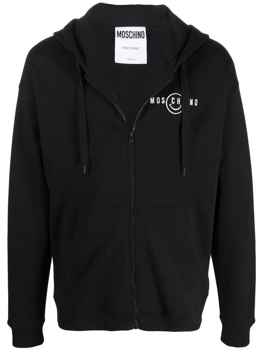 logo-print hoodie - 1