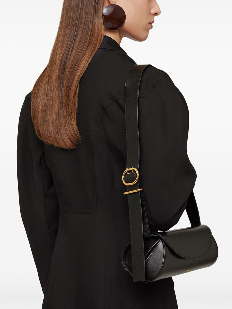 Jil Sander small Cannolo leather shoulder bag outlook