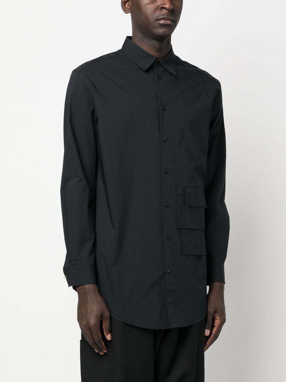 flap-pocket detail shirt - 3
