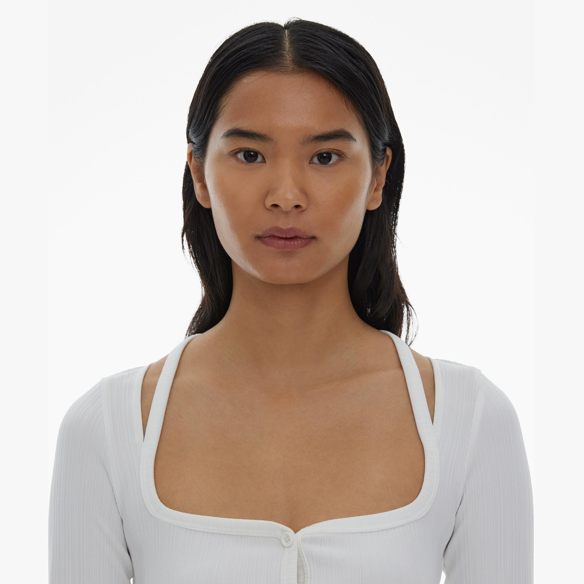 SQUARE NECK CARDIGAN - 7