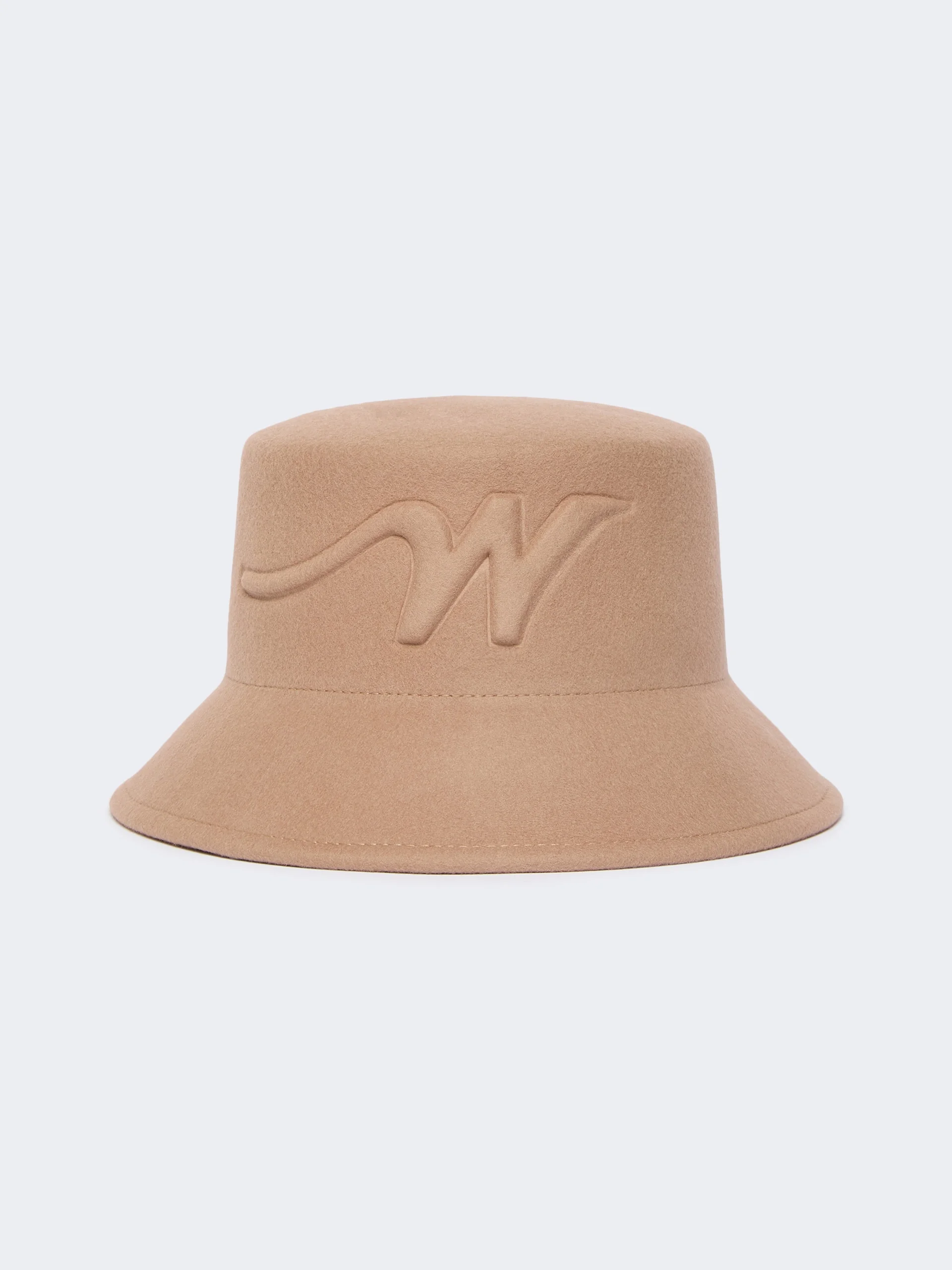 Wool felt bucket hat - CAMEL - 1