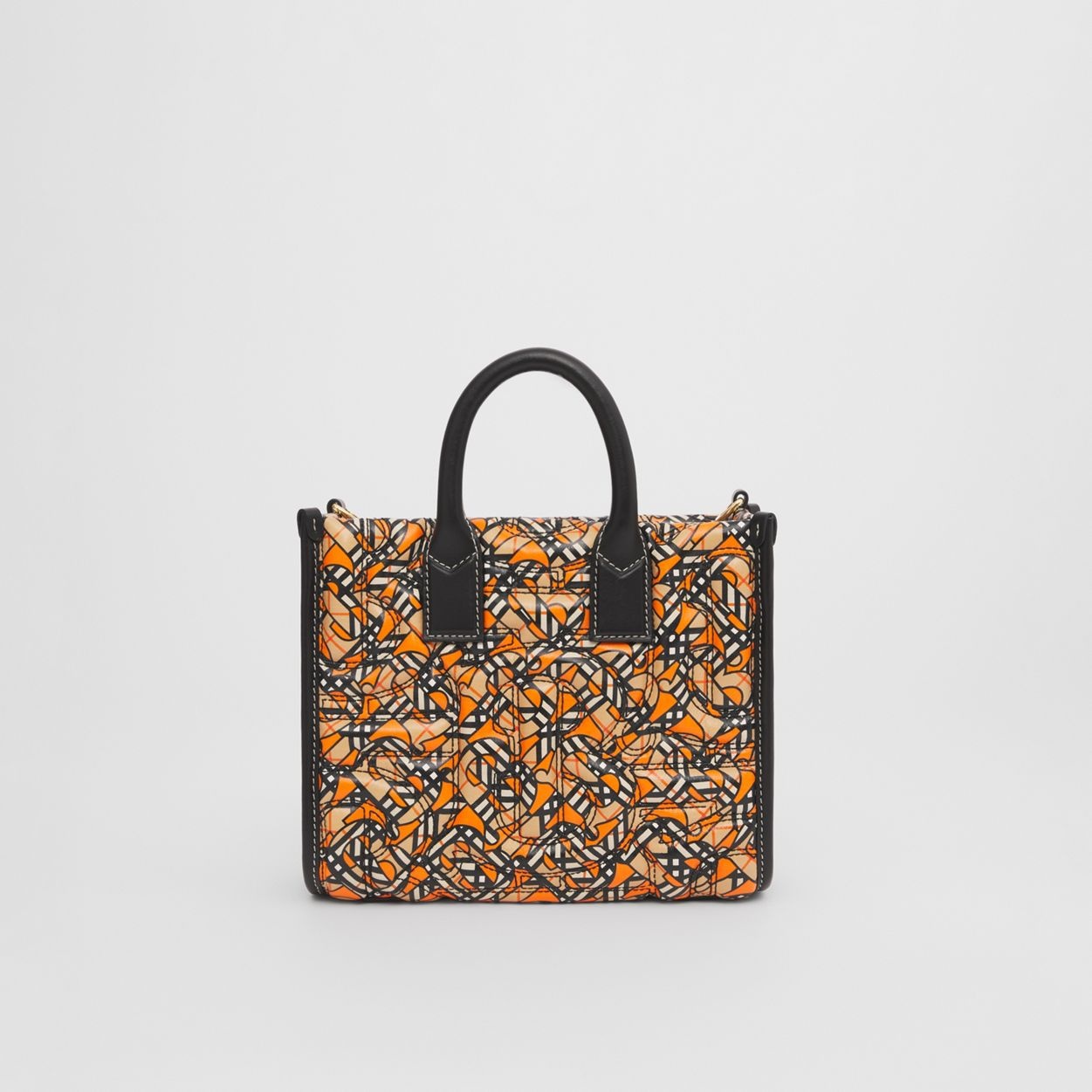Mini Monogram Print Quilted Lambskin Freya Tote - 1