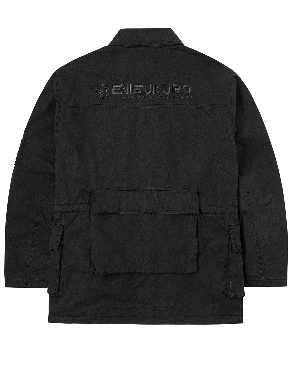 EVISUKURO Embroidery and Bio-washed Relax Fit Jacket - 2
