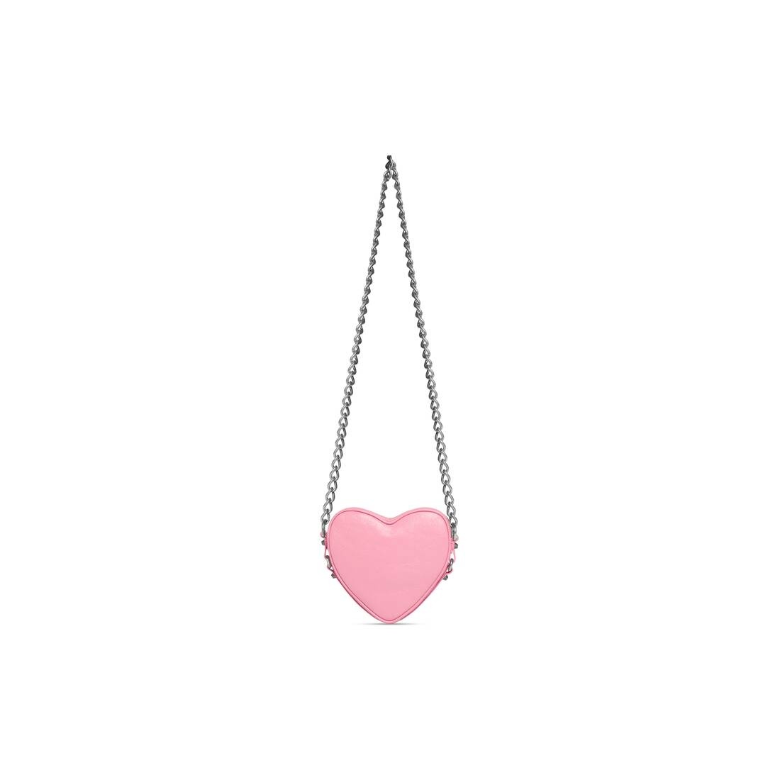 Women's Le Cagole Heart Mini Bag  in Pink - 3