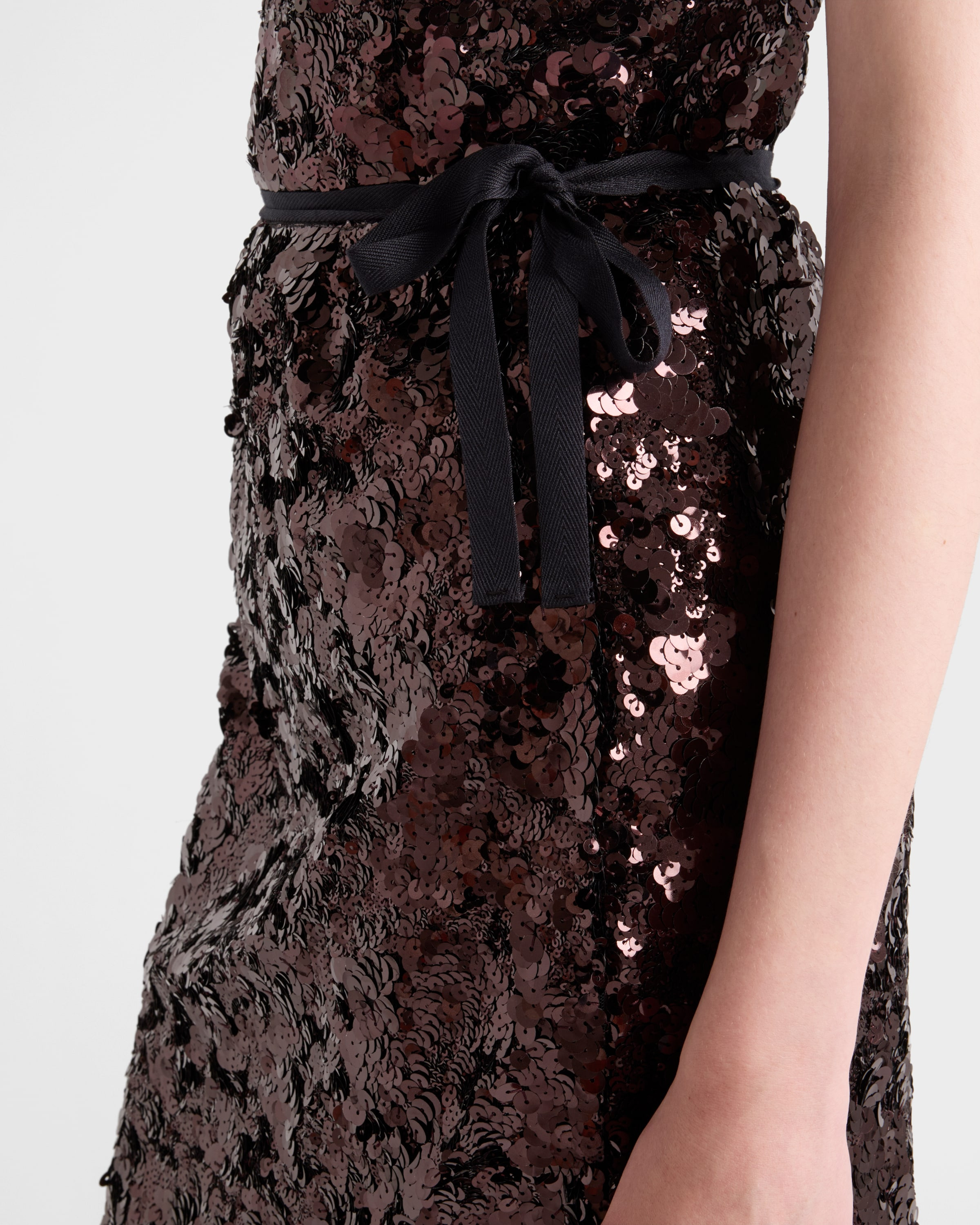 Embroidered sequin skirt - 4