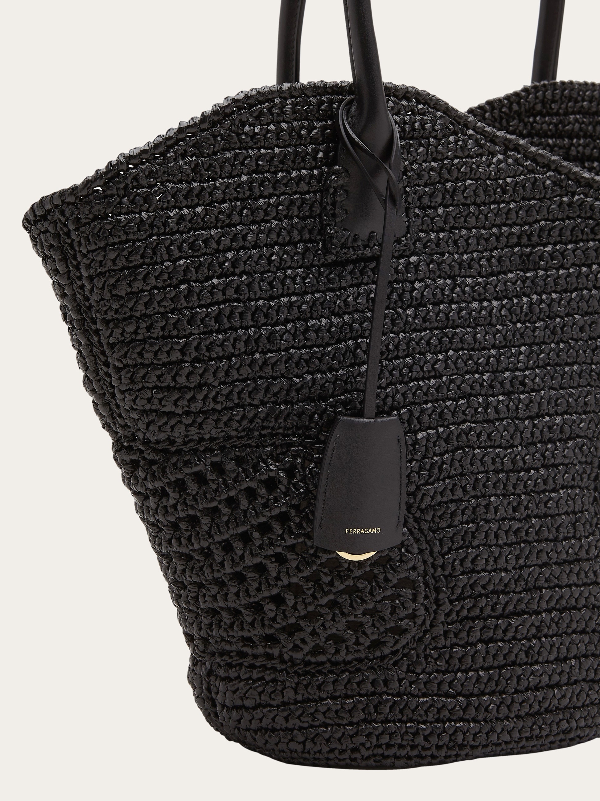 Tote bag with cut-out detailing (L) - 6