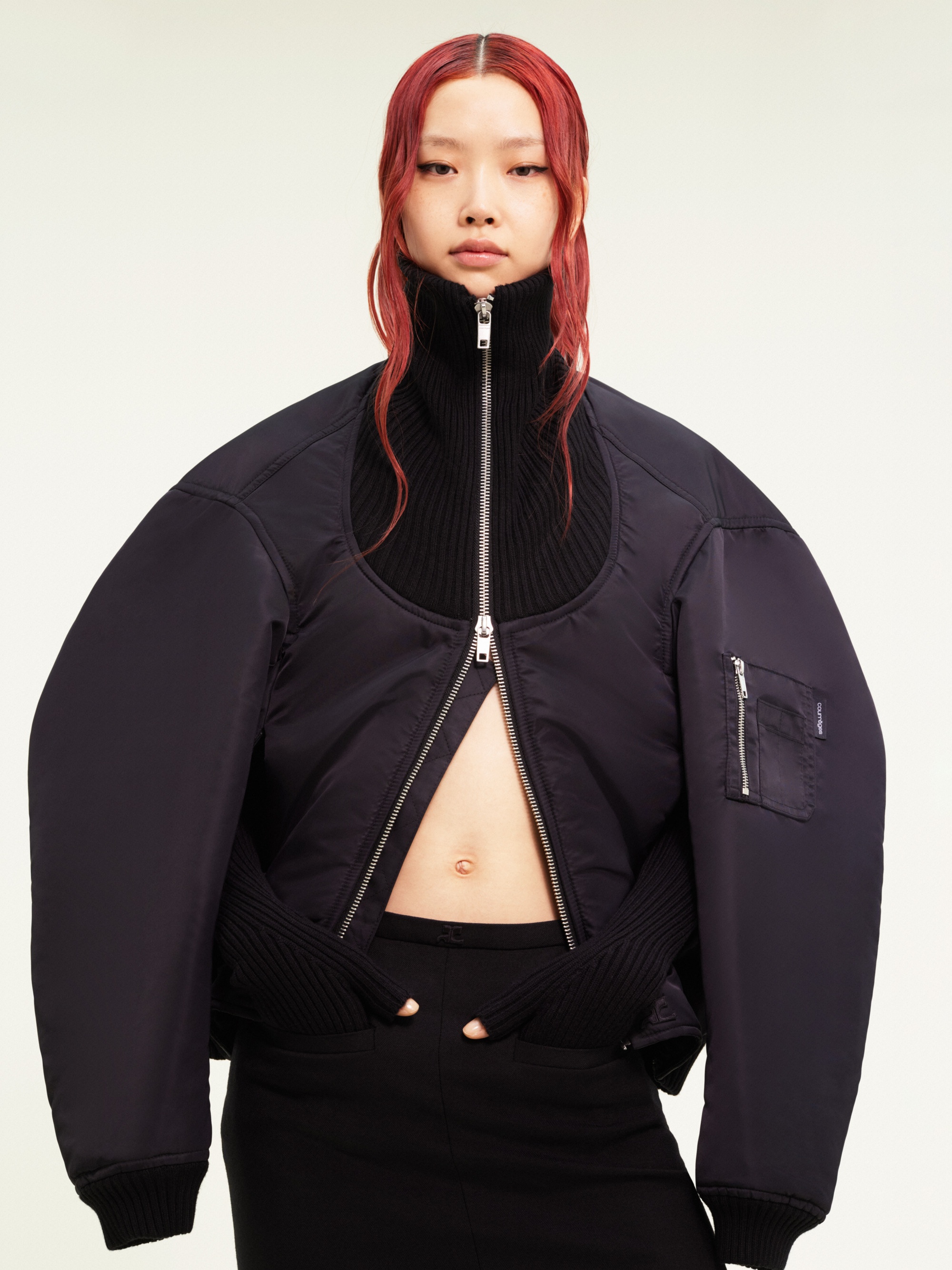 COCOON EXTRA RIB BOMBER JACKET - 5