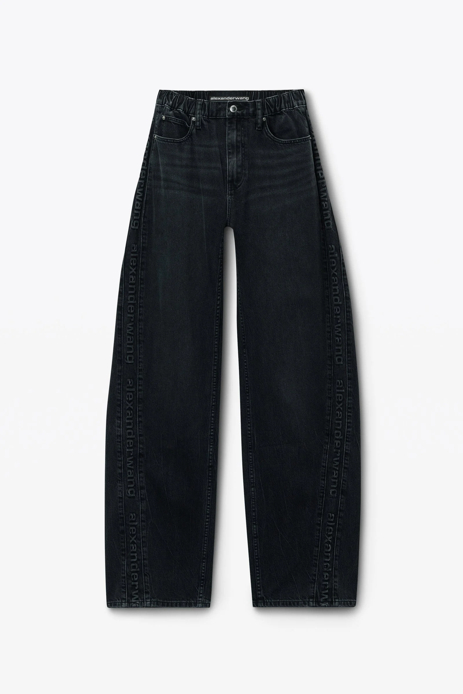 logo embossed balloon jogger pant in cotton - 1